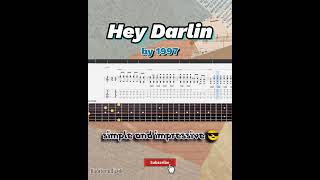 A piece of 1997-Hey Darlin Easy Acoustic Guitar Tutorial Tabs