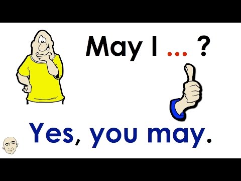 Asking For Permission - May I...? (easy English conversation practice) |  Mark Kulek - ESL
