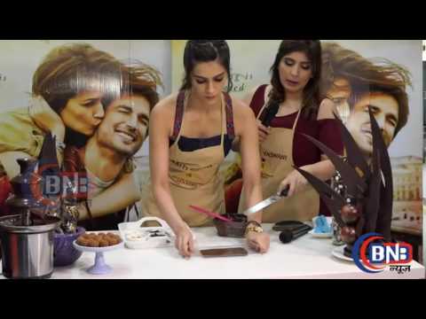 Kirti Sanon interview while making chocolate with Chef
