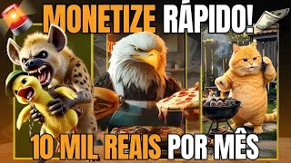 Vídeos de Animais Cozinhando: Como criar videos virais com ia gratuita!