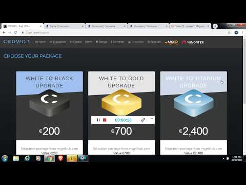 How to pay to crowd1 with credit or debit card FREE WHITE GIFT CODE