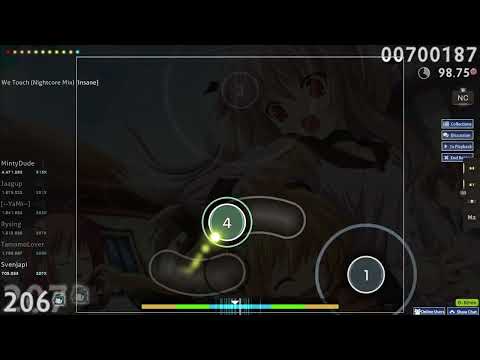 Cascada - Everytime We Touch (Nightcore Mix) [Insane] +NC 513x FC 98.87%