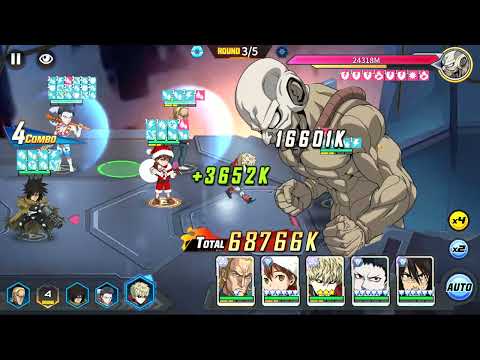 One Punch Man Road to Hero 2.0 Boss Team - SZM as main damage dealer