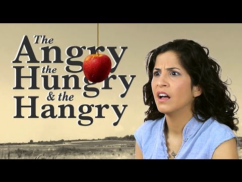 Part of a video titled How to pronounce Angry, Hungry and... Hangry! | American Accent