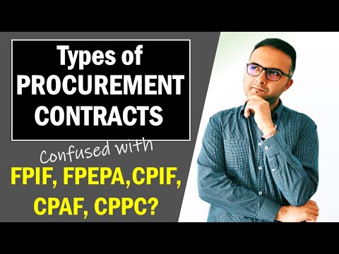 TYPES OF CONTRACTS IN PROCUREMENT and Project Management | PMP Exam Prep | Contract Management