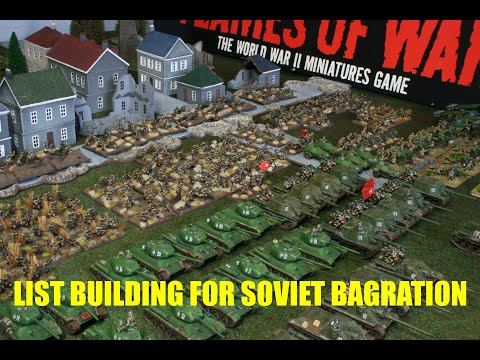 Flames of War Soviet Bagration List Building
