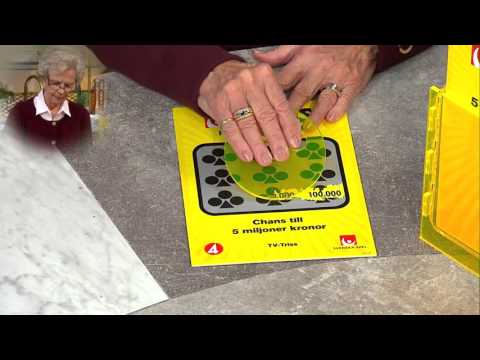 Gerd från Solna skrapar Triss - Nyhetsmorgon (TV4)