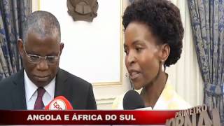 Angola e África do Sul trabalham para supressão de vistos e passaportes ordinários | TV Zimbo |