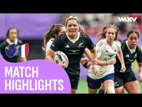 New Zealand OVERPOWER France 💪 | New Zealand v France | Highlights | WXV 1