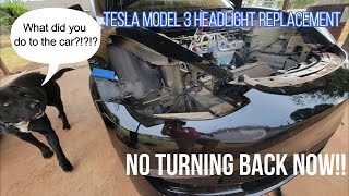 I fixed my own Tesla headlight! What could go wrong?