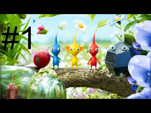 Pikmin Walktrough Wald der Hoffnung Part 1 [No Commentary] Blind