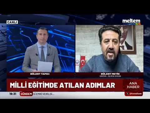 Genel Örgütlenme Sekreterimiz Bülent Metin, Meltem Tv Ana Haber Bülteninin canlı yayın konuğu oldu ve açıklamalarda bulundu. | EĞİTİM İŞ