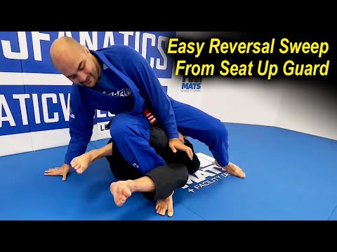 An Easy Reversal Sweep From The Seat Up Guard by Thomas Rozdzynski