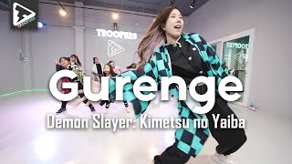 Download lagu หนูๆเต้นดาบพิฆาตอสูร : Kimetsu no Yaiba - Gurenge [ Kids Class ] by T.Lihn Troopers Studio mp3