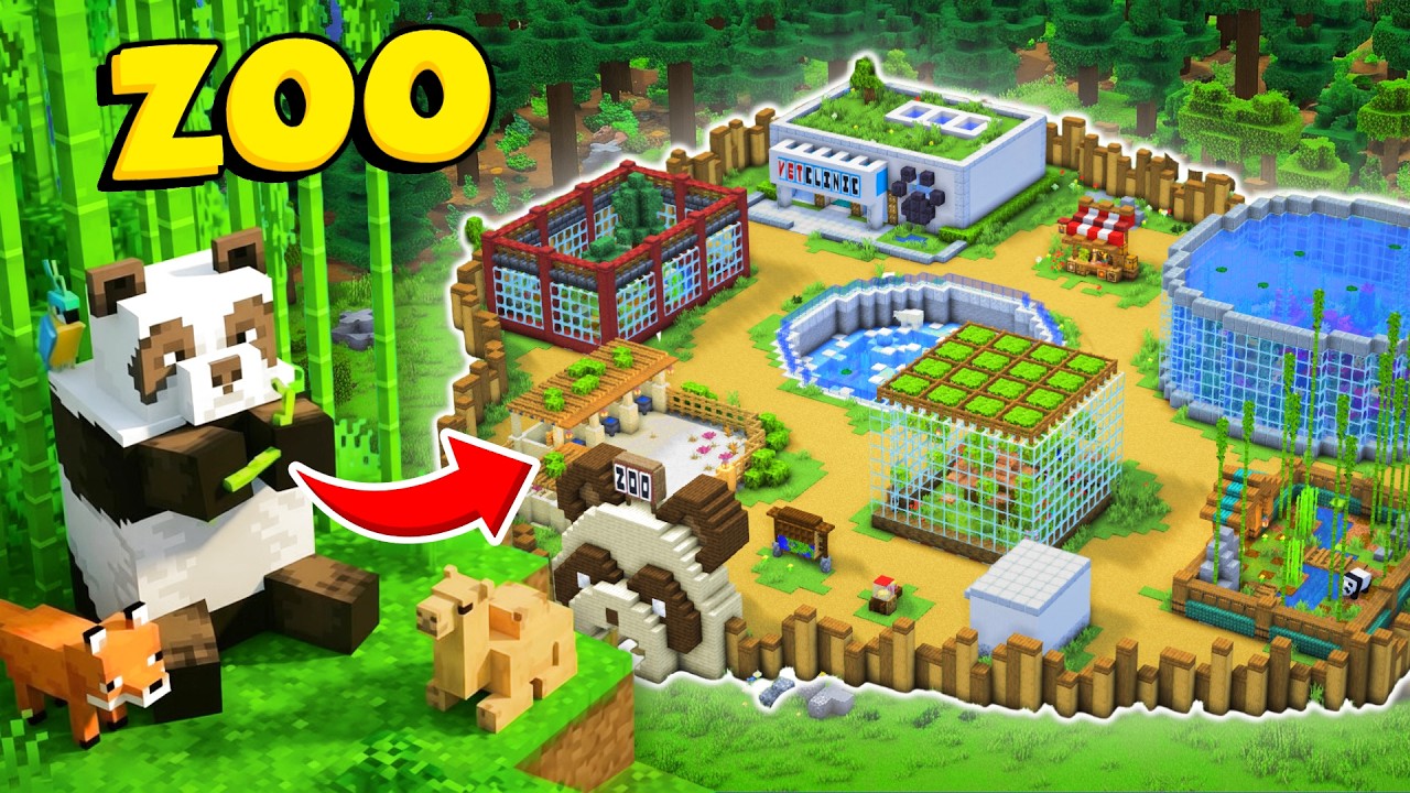 I Build ZOO For Every Animal in Minecraft!