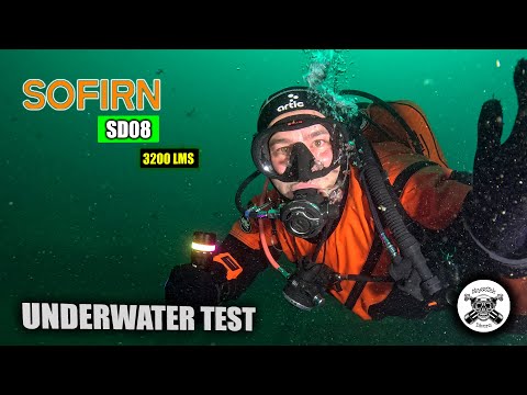 SOFIRN SD08 3200LM UNDERWATER TEST
