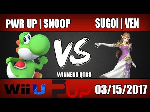 Pwr Up | Snoop (Yoshi) vs Sugoi | Ven (Zelda/Corrin) Wii U Winners Qtrs - SOS