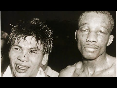 Sandy Saddler vs Flash Elorde 2 || HIGHLIGHTS