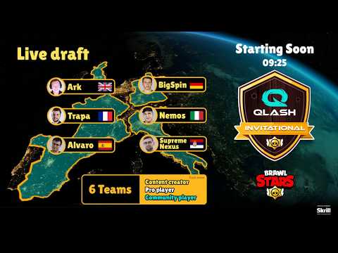 QLASH Brawl Stars Invitational (QBI) - Live Draft Stream
