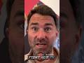 EDDIE HEARN WARNS DE LA HOYA “WATCH OUT”- RESPONDS TO STAY IN YOUR LANE TWEET
