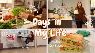 Few Days in My Life – Vegetable Shopping, Protein Sandwich, Pottery Shopping + Cozy Solo Cafe Moment