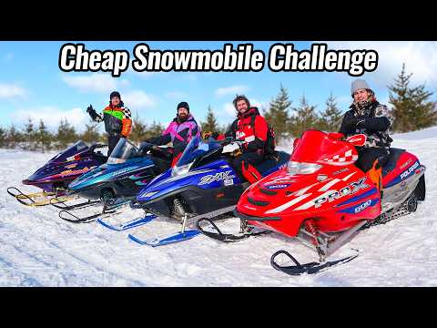 Cheap Snowmobile Challenge!