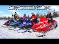Cheap Snowmobile Challenge