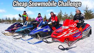 Cheap Snowmobile Challenge!