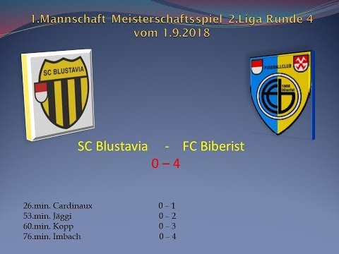 1.Mannschaft Meisterschaft 2.Liga SC Blustavia - FC Biberist