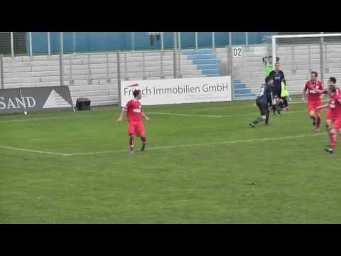 Tor von Marc Kuczkowski (SC Pfullendorf) zum 2:2 gegen SpVgg Weiden