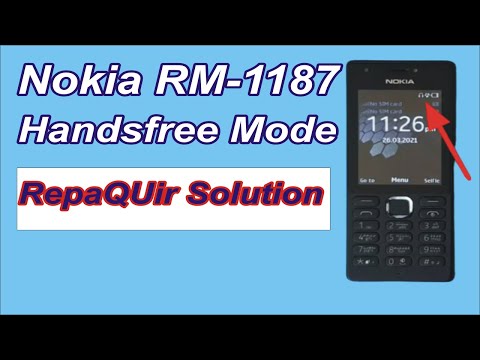 Nokia( rm-1187) Handsfree Mode | Nokia 216 Handsfree Mode Problem, How To Fix
