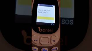 HOW TO REMOVE LOCKED CODE FROM BONTEL 3310