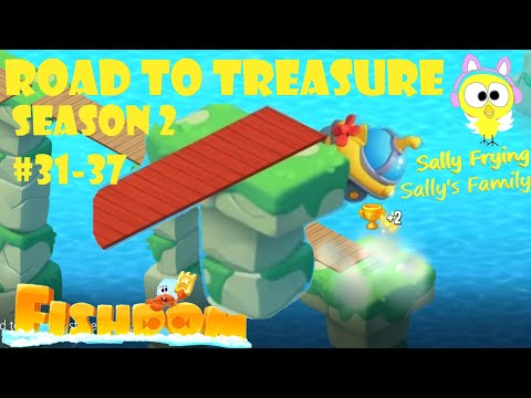 Fishdom road to treasure stage 31 to 37