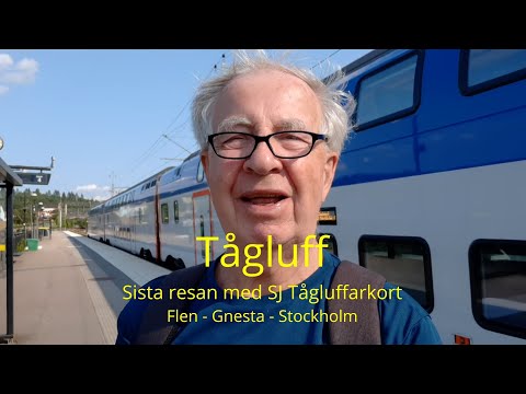 2021-07-22 TÅGLUFF Sista resan med SJ Tågluffarkort ( Flen - Gnesta - Stockholm )