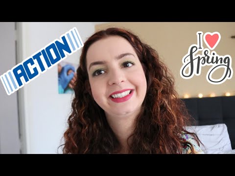 FRESH SPRING LOOK WITH (LOTS OF) ACTION MAKEUP!