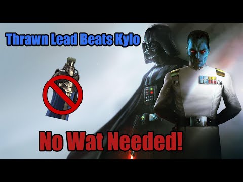 Thrawn Lead Vader Beats SLKR - No Wat Needed! - SWGoH