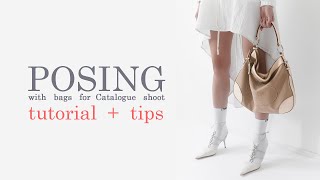 Posing tips from fashion model: handbag catalogue shoot | Modeling poses with bags | EN subs