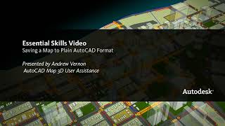 7 Save Your Map to Plain AutoCAD Format