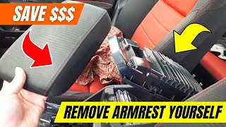 How to Remove Car Center Console Armrest Lid 🚗  Easy Step-by-Step Guide