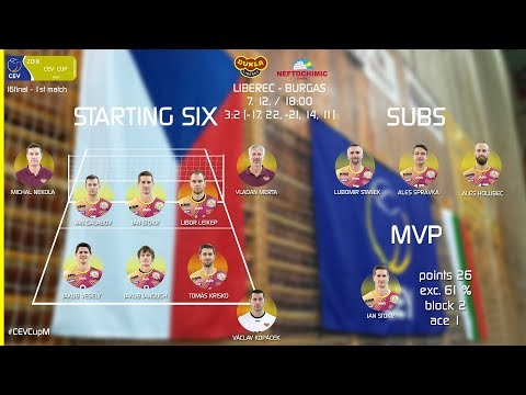 SESTŘIH 2018: VK Dukla Liberec - Neftochimic Burgas