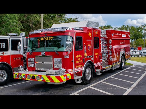 Walk Around of Crosby Volunteer Fire's Custom Pumper - SO144381