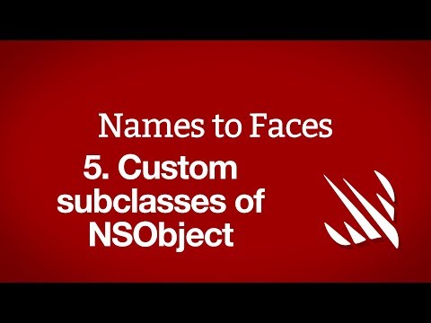 Custom subclasses of NSObject – Names to Faces, part 5