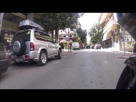 Short tour of Lamia-Greece, and a traffic violation....