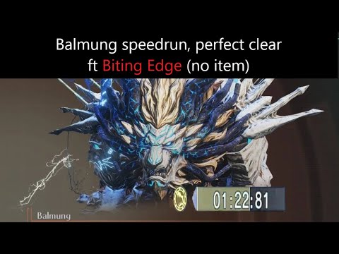 [GodEater3] Balmung TA 34 (Perfect Clear, Speedrun) 1 22 81
