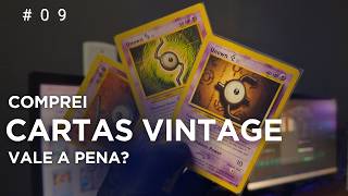COMPREI CARTAS VINTAGE! 💎 Vale a Pena? Dicas de Valorização e Oportunidades no Pokémon TCG