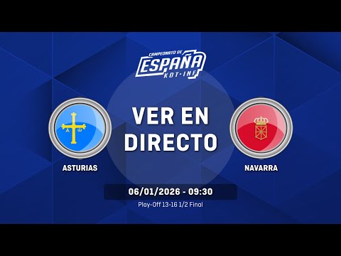 ASTURIAS vs NAVARRA | Play-Off 13-16 | 1/2 Final | CESA Cadete Masculino