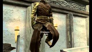 TESV. Skyrim. Манекен поднял ногу