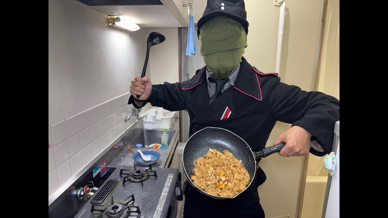 クソ貧乏チャーハン作ってみた