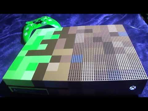 Minecraft Xbox One S Limited Edition Unboxing