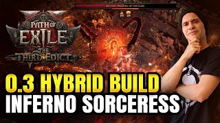 Path of Exile 2 Hybrid Inferno Sorceress Build (Molten + Explosives) | PoE2 Patch 0.3.0